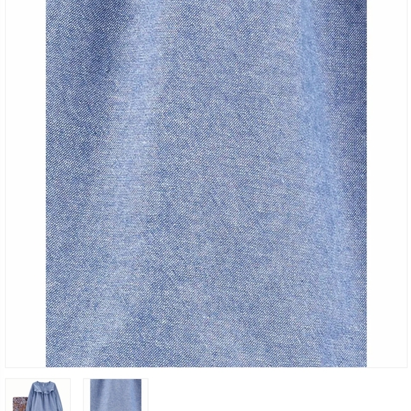 NWT Carter's 2 Pc Chambray Smock Top with Flower Leggings ~18M - Picture 2 of 3